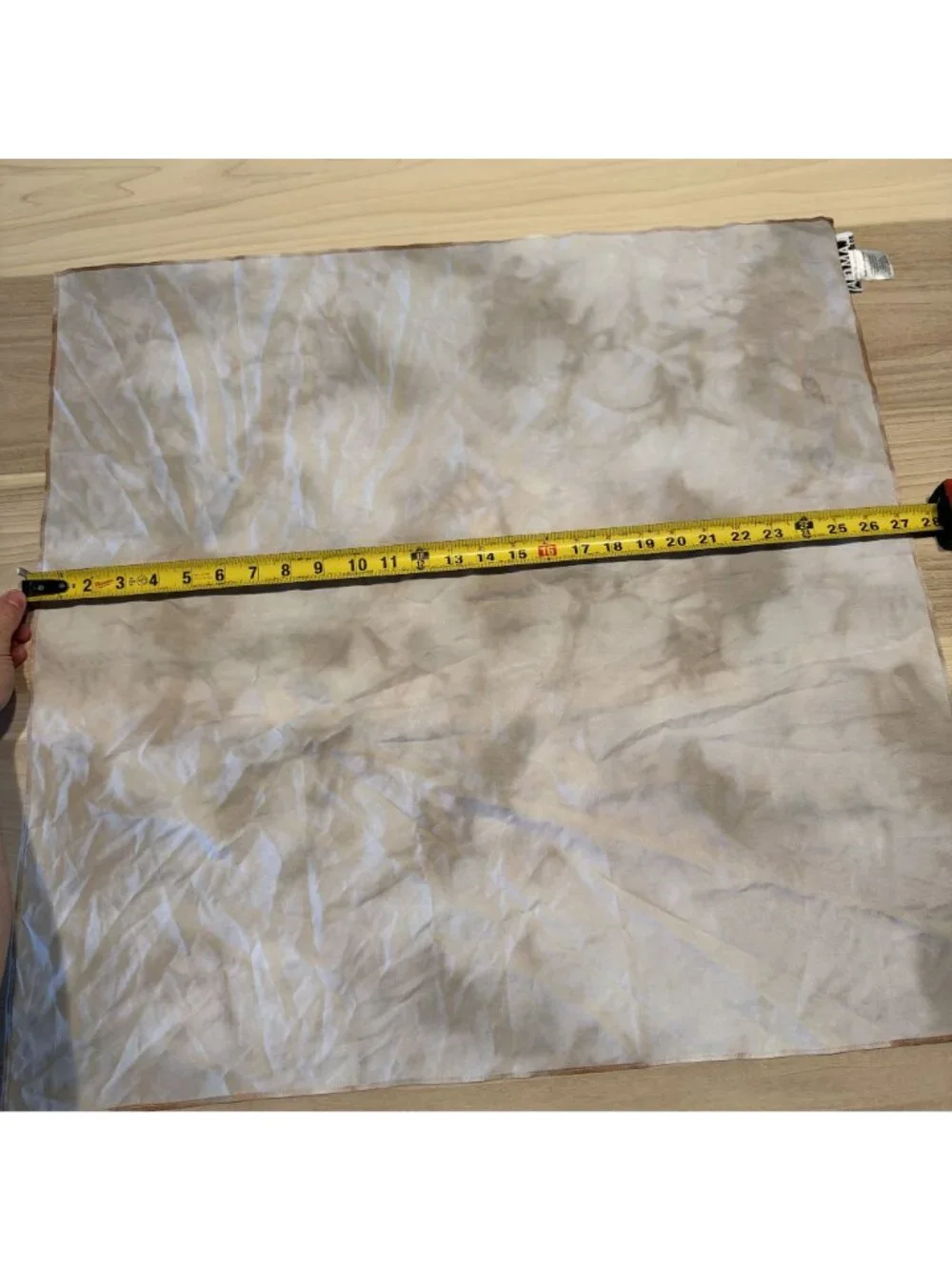 I.AM.GIA Brown White Tie Dye Square Bandana 100% Polyester